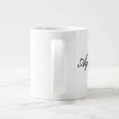 Grande Tasse Signe de zodiaque de Verseau (Dos)