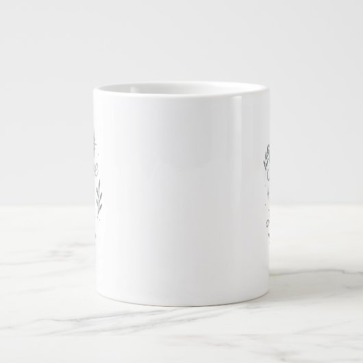 Grande Tasse Sigue tu Luz ✨ | Elegant Silver Inspirational (Devant)
