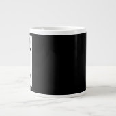 Grande Tasse Silhouette de Jane Austen (Devant)