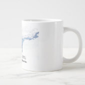 Grande Tasse Silhouette de Manta ray (Droite)