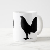 Grande Tasse Silhouette du coq de Gamecock (Devant droit)