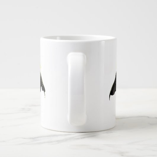 Grande Tasse Silhouette noire Adam Lightning (Dos)