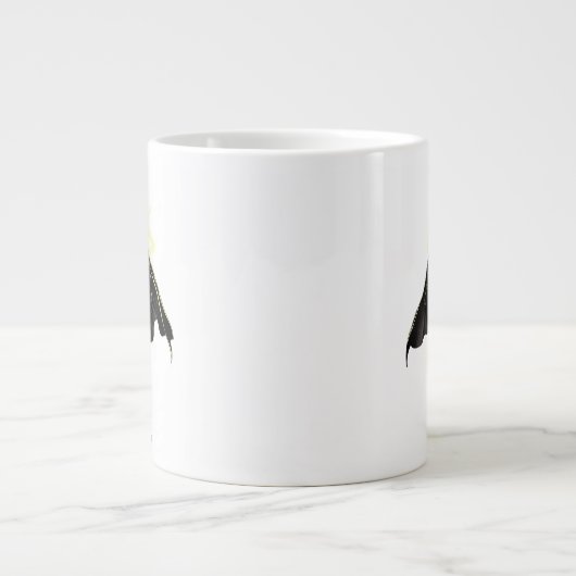 Grande Tasse Silhouette noire Adam Lightning (Devant)