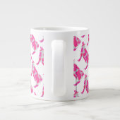Grande Tasse Silhouette rose et blanche de vache (Dos)