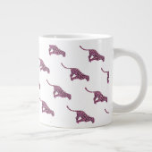 Grande Tasse Silhouette rose et léopard noir (Droite)