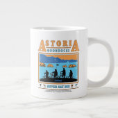 Grande Tasse Silhouettes des Goonies sur les Goondocks d'Astori (Droite)