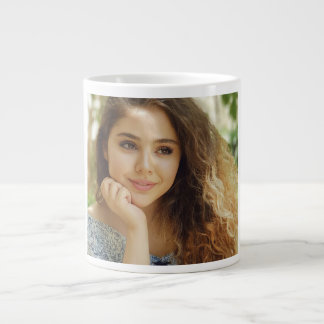 Grande Tasse Simple and Chic Personalized Photo