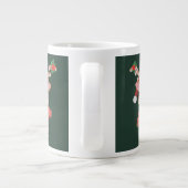Grande Tasse Simple Cool de vacances Reindeer tendance Noël (Dos)