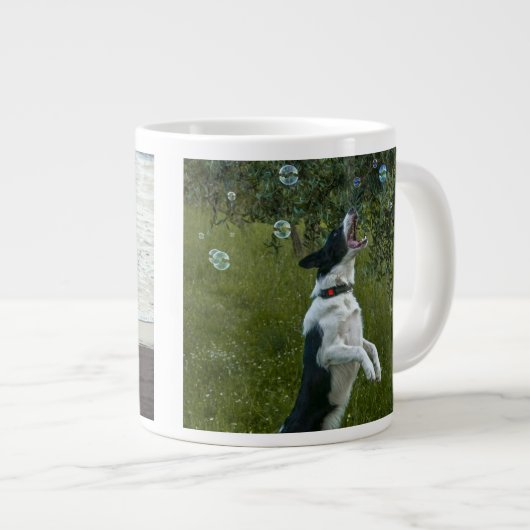 Grande Tasse Simple Custom Two Photo (Devant droit)