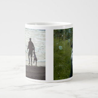 Grande Tasse Simple Custom Two Photo