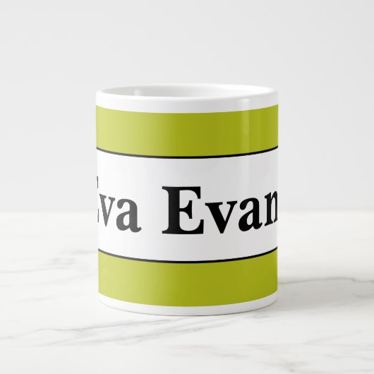 Grande Tasse Simple et élégant (Devant)