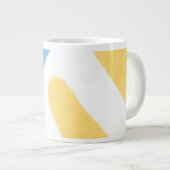 Grande Tasse simple minimum ajouter votre texte monogramme phot (Devant droit)