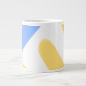 Grande Tasse simple minimum ajouter votre texte monogramme phot (Devant)