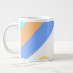 Grande Tasse simple minimum ajouter votre texte monogramme phot