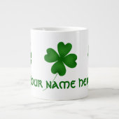 Grande Tasse Simple shamrock chanceux (Devant)