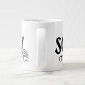 Grande Tasse Sketch Southpaw (L'évolution naturelle) Coff géant (Dos)
