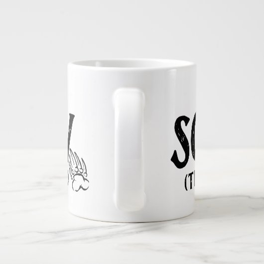 Grande Tasse Sketch Southpaw (L'évolution naturelle) Coff géant (Dos)
