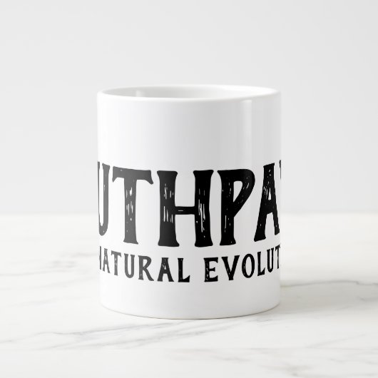 Grande Tasse Sketch Southpaw (L'évolution naturelle) Coff géant (Devant)