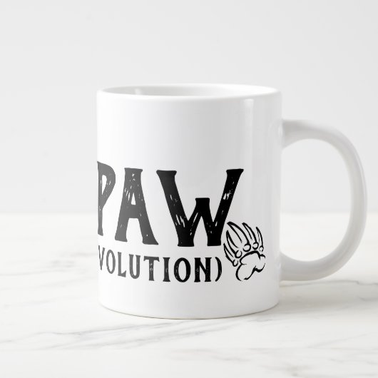 Grande Tasse Sketch Southpaw (L'évolution naturelle) Coff géant (Droite)
