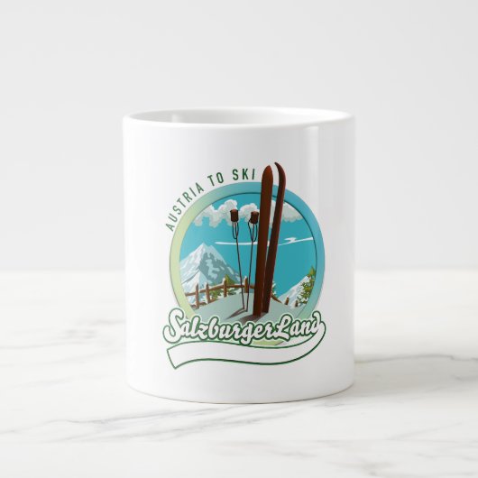 Grande Tasse Ski autrichien Salzburgerland (Devant)