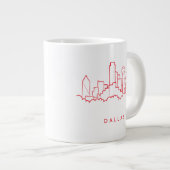 Grande Tasse Skyline Dallas Texas (Devant droit)