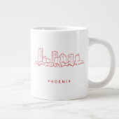Grande Tasse Skyline Phoenix Arizona (Droite)