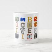 Grande Tasse SlipperyJoe embrasse la métaphore de la diversité (Devant)