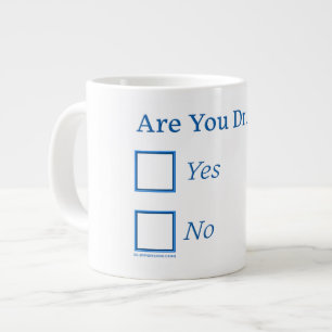 Grande Tasse SlipperyJoe's êtes-vous ivre humouristique légèrem