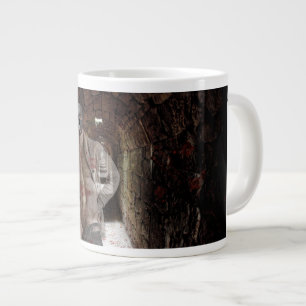 Grande Tasse SlipperyJoe's Halloween transparent homme fantomat