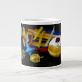 Grande Tasse SlipperyJoe's Happy Hanoukka Star of David pièce m (Devant)