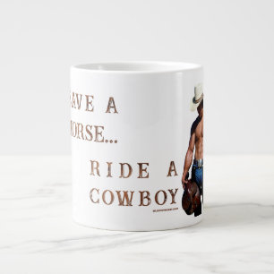 Grande Tasse SlipperyJoe's sauve cheval monter chapeau de cowbo