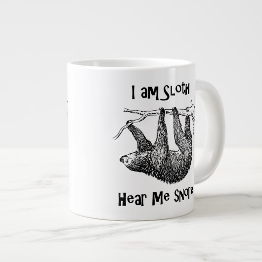 Grande Tasse Sloth (Devant droit)