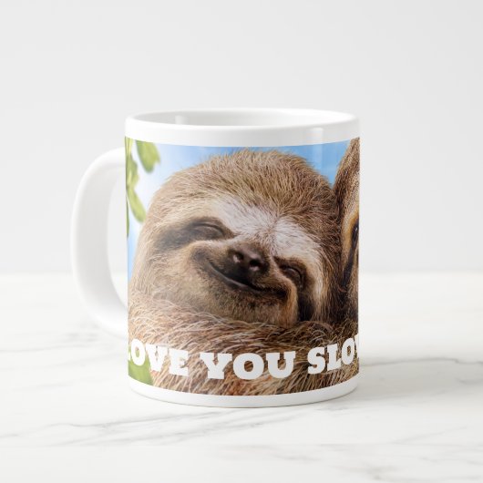 Grande Tasse Sloth Couple (Devant gauche)