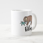 Grande Tasse Sloth Dit Relax (Devant droit)