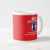 Grande Tasse SLP Superhero Powered By Caffeine et Phono... (Devant droit)