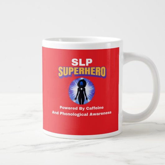 Grande Tasse SLP Superhero Powered By Caffeine et Phono... (Droite)