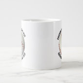 Grande Tasse Small Size Personalized Text Baseball Custom (Devant)