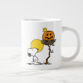 Grande Tasse Snoopy & Bois Nid Avec Jack O'Lantern (Droite)