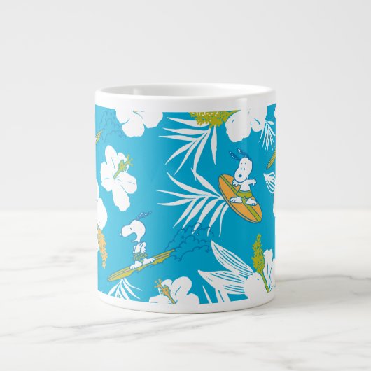Grande Tasse Snoopy Brooklyn Beach Motif (Devant)