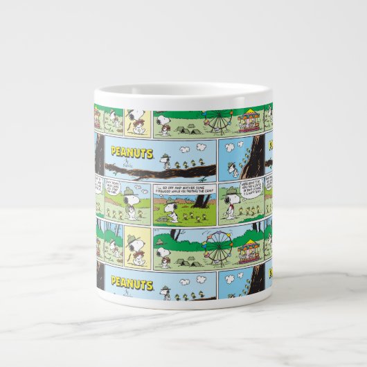 Grande Tasse Snoopy & Friends | Go Camping (Devant)