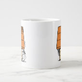 Grande Tasse Snoopy Halloween Spider Web Doghouse (Devant)