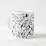 Grande Tasse Snoopy Smile Giggle Lauder Motif<br><div class="desc">Jetez un oeil à ce design super mignon avec Snoopy amusant diverses poses.</div>