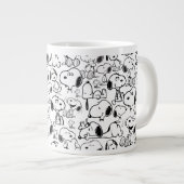 Grande Tasse Snoopy Smile Giggle Lauder Motif (Devant droit)