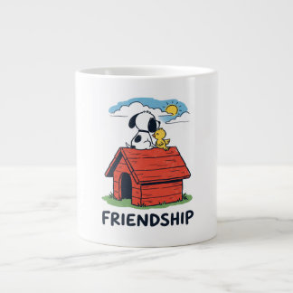 Grande Tasse Snoopy & Woodstock Besties Red Doghouse