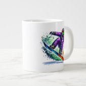 Grande Tasse Snowboarder Jumbo  (Devant droit)