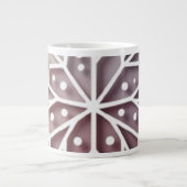 Grande Tasse Snowflake Ornament Icon – Winter Holiday Design  (Devant)