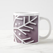 Grande Tasse Snowflake Ornament Icon – Winter Holiday Design  (Droite)