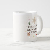 Grande Tasse Snowflake Soul | Unique, Calm, and Beautifully Det (Devant droit)