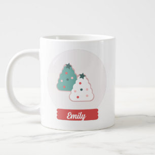 Grande Tasse Snowglobe Christmas Tree Cookies