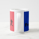 Grande Tasse Soccer France, personnalisable (Dos)